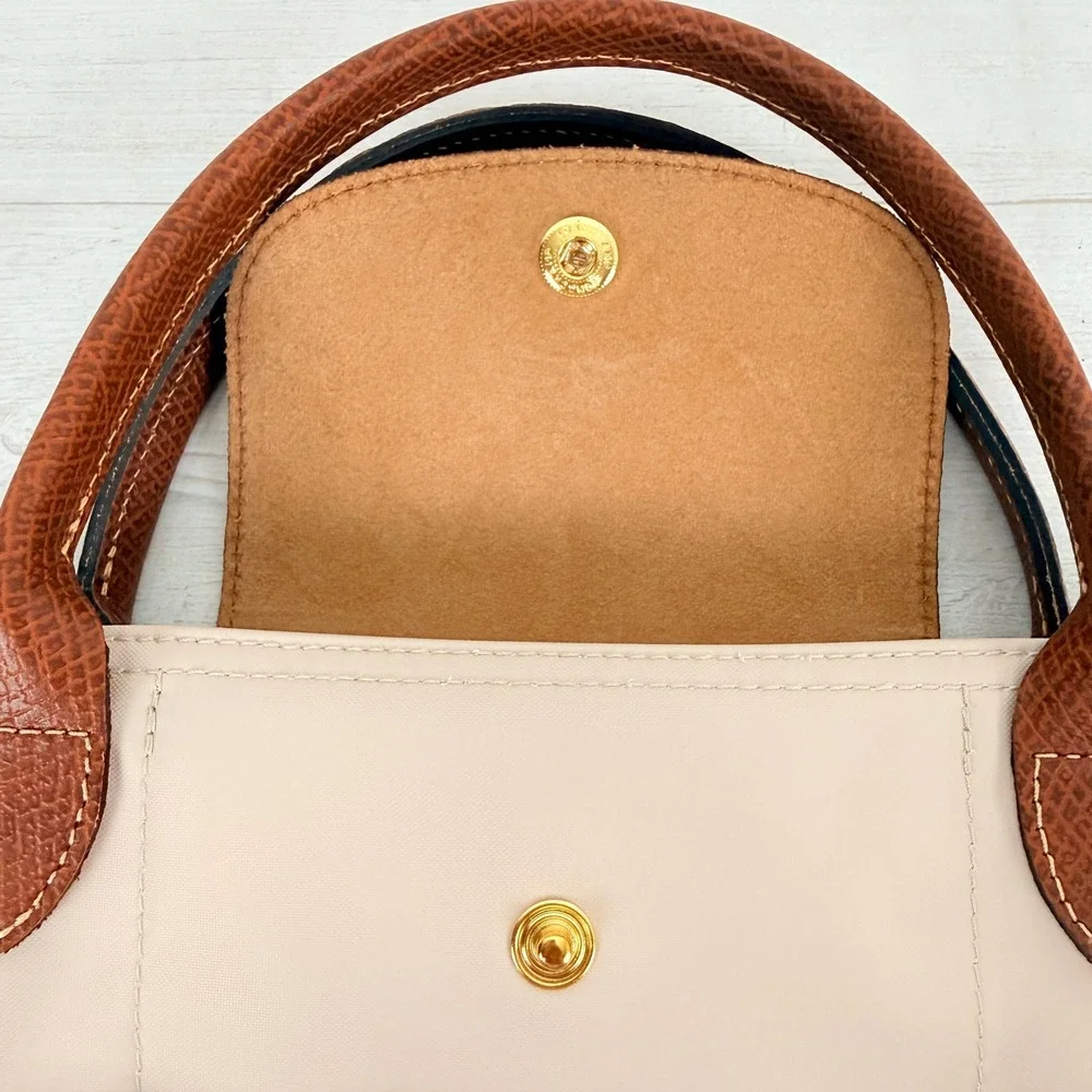 Longchamp Le Pliage original Tote Bag Women Small Paper White Classic Minimalist
